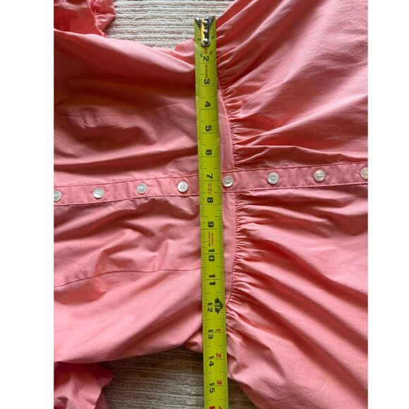 STAUD Elio Mini Dress in Grapefruit | Size 8 - Picture 10 of 11